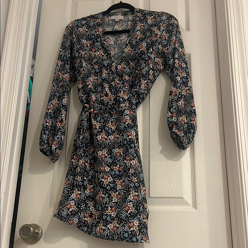 Floral Wrap Dress